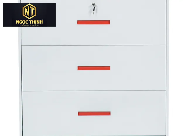 Tủ File 3 ngăn kéo thép sơn tĩnh điện màu trắng TU3FD Tủ File 3 ngăn kéo thép sơn tĩnh điện màu trắng TU3FD